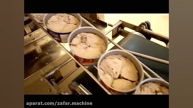 ویدیو پرکن کنسرو ماهی - ظفر ماشین فناوران